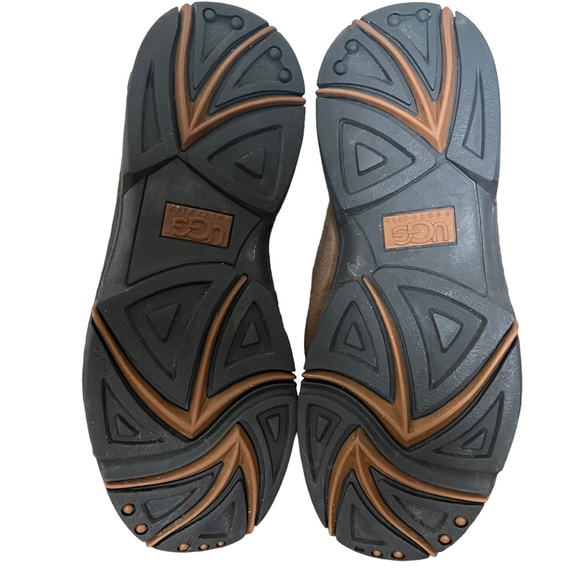 UGG Chestnut Ultimate Tall Braid 5340 Leather & Sheepskin Boots 7W - Picture 6 of 8